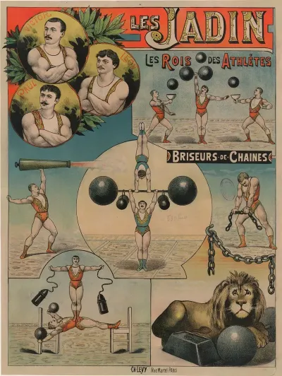 Les Jadin Leon Paul Victor Les Rois Des Athletes Briseurs De Chaines
