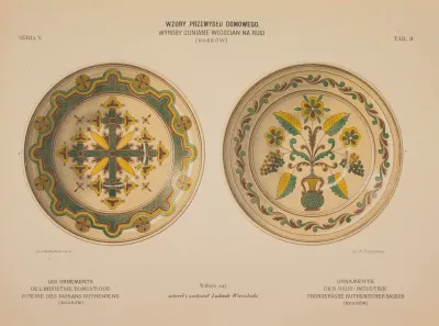Les Ornements De Lindustrie Domestique Poterie Des Paysans Rutheniens Pl 10
