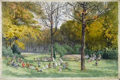 Les Petits Au Square De La Mairie Du Xiveme Arrondissement