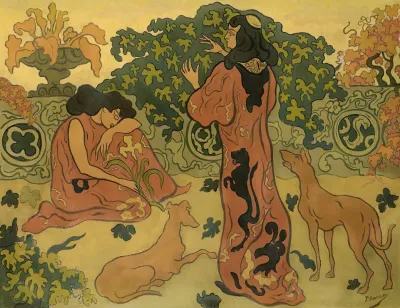 Les Princesses A La Terrasse February 1894