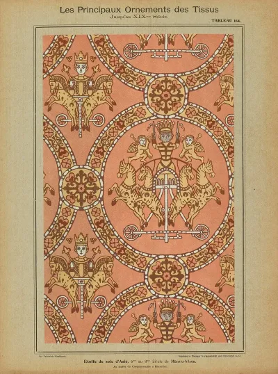 Les Principaux Ornaments Des Tissus Jusquau Xixme Siecle Pl 02