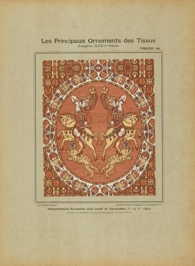 Les Principaux Ornaments Des Tissus Jusquau Xixme Siecle Pl 03