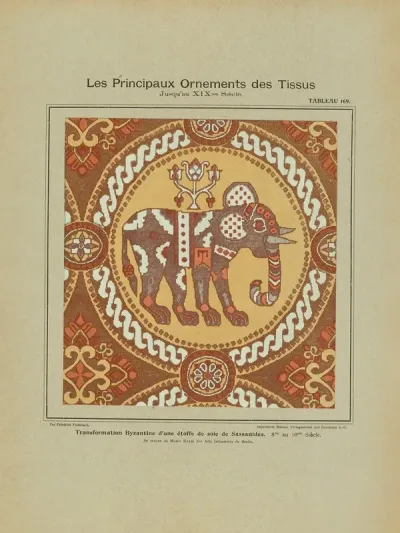 Les Principaux Ornaments Des Tissus Jusquau Xixme Siecle Pl 07