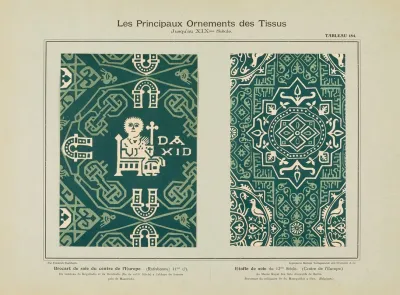 Les Principaux Ornaments Des Tissus Jusquau Xixme Siecle Pl 22