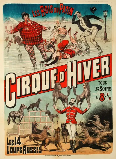 Les Rois Du Patin Cirque Dhiver Tous Les Soirs A 8h 12 Les 14 Loups Russes