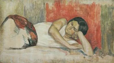 Liegende Frau 2