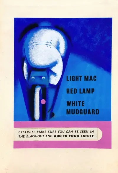 Light Mac Red Lamp White Mudguard Cyclists Make Sure You Can Be Seen In The Black Out And Add To Your Safety