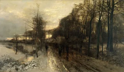 Light Reflections On The Snow