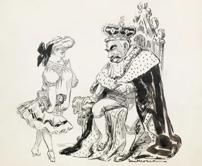 Lillian Russel Has A Theme Room Chat With The King