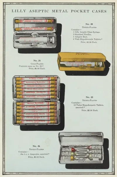 Lilly Aseptic Metal Pocket Cases 6