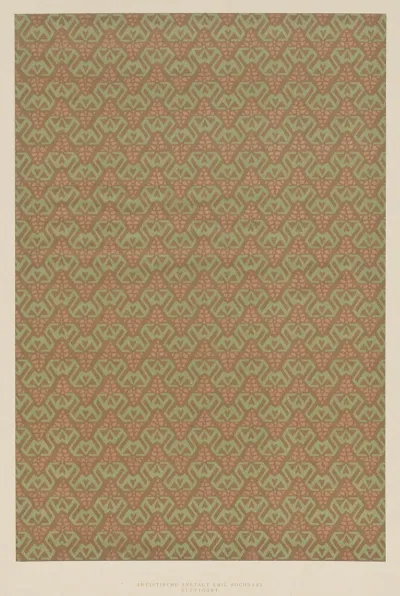 Lithografiertes Papier Flachenmuster 4