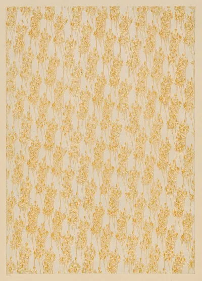 Lithografiertes Papier Florales Flachenmuster 5