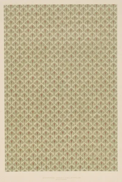 Lithografiertes Papier Geometrisches Flachenmuster 3