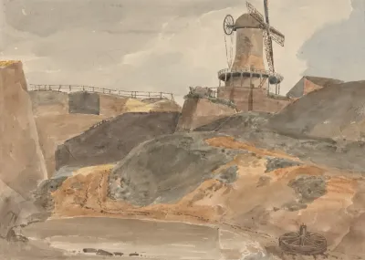 Liverpool The Windmill On The Edge Of The Quarry