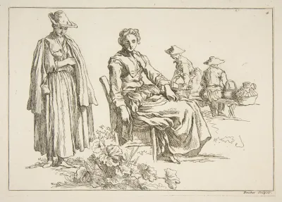 Livre Detude Dapres Les Desseins Originaux De Blomart Pl 04