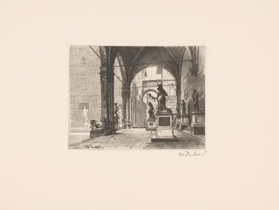 Loggia Dei Lanzi In Florence