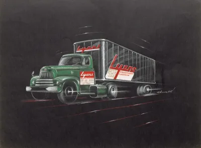 Logo For Lyons Transportation Company Of Erie Pennsylvania