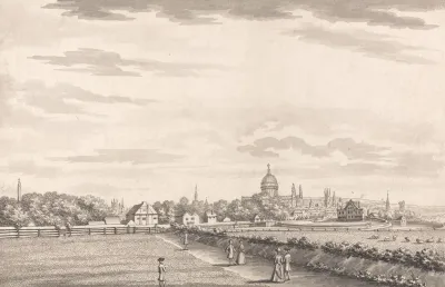London A View Toward The City And St Pauls From The North West
