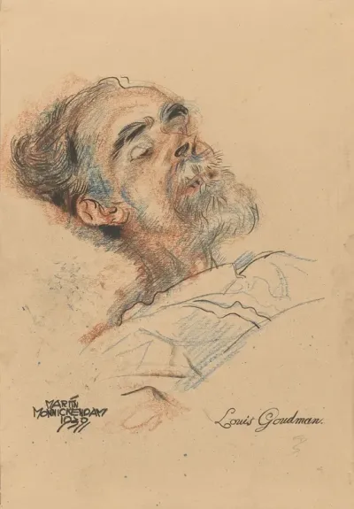 Louis Goudman On His Deathbed