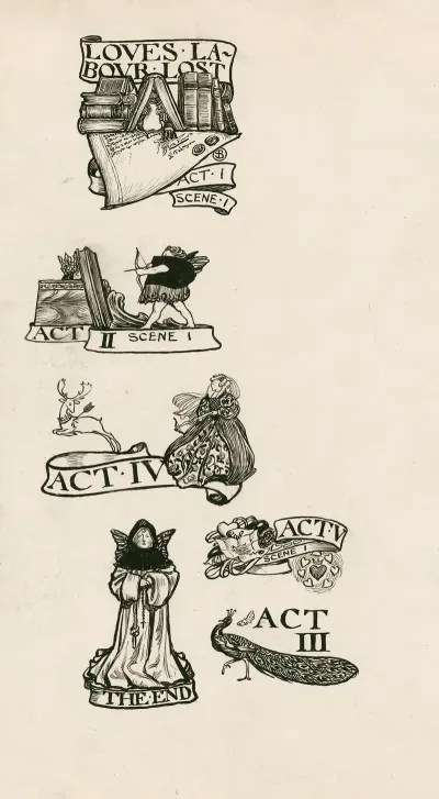Loves Labours Lost Headings