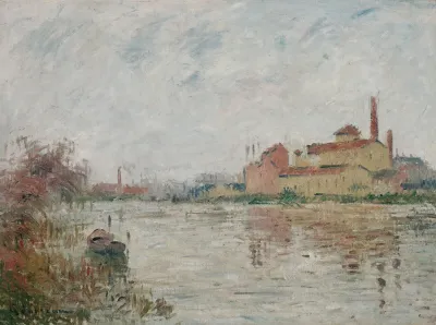 Lusine Au Bord De La Riviere