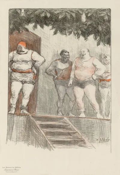 Lutteurs De Foire