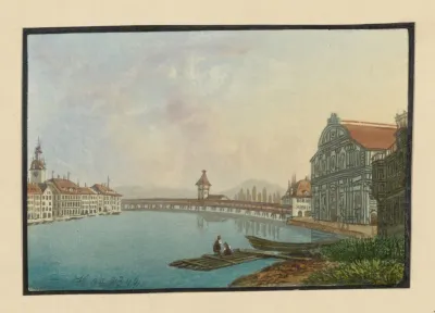 Luzern Linterieur De Lucerne Avec Leglise Des Jesuites