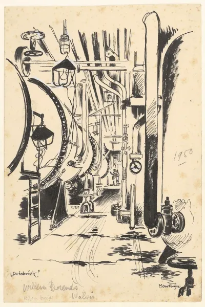 Machine Kamer Van De Walvisvaarder Willem Barendsz I De Fabriek