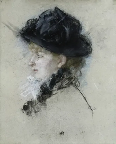 Mademoiselle Louise Riesener In A Hat