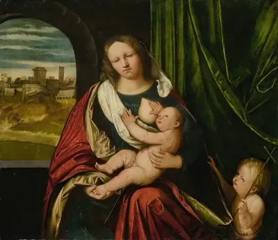 Madonna And Child With The Infant Saint John 5