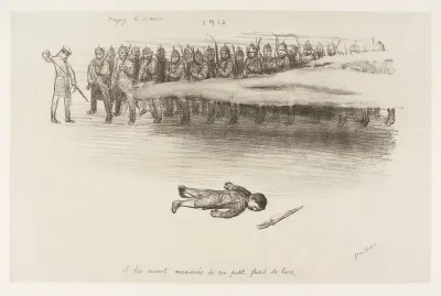Magny Le 15 Aout 1914 Il Les Avait Menaces De Son Petit Fusil De Bois