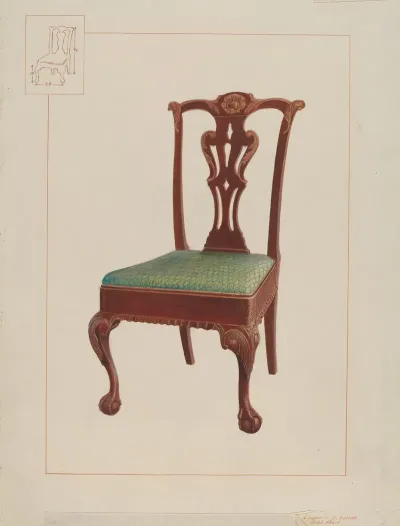 Mahogany Chair