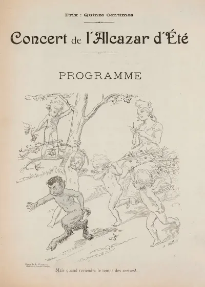 Mais Quand Reviendra Le Temps Des Cerises Programme De Concert A Lalcazar Dete