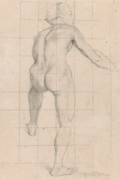 Male Nude From The Back 2