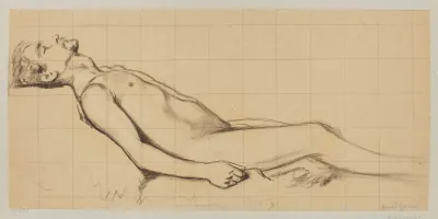 Male Nude Laying Down
