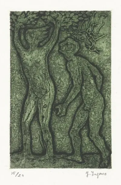 Man En Vrouw In Groen