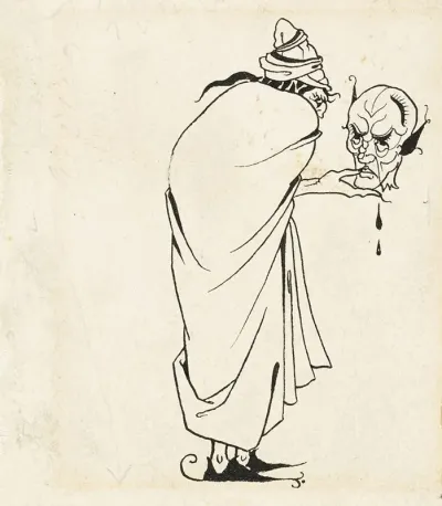 Man With Skull