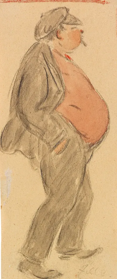 Mann Mit Bauch