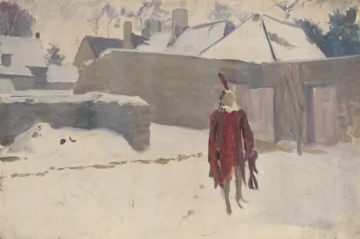 Mannikin In The Snow