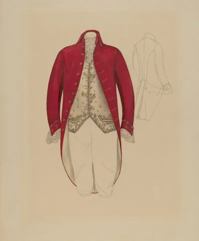 Mans Coat And Waistcoat