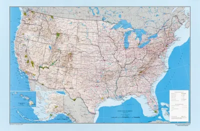 Map Of The United States Of America