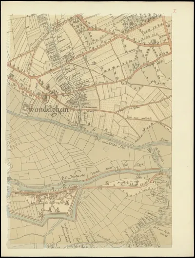 Maps Of Ghent Drawn In 1619 By Surveyor Jacq Horenbault Pl 02