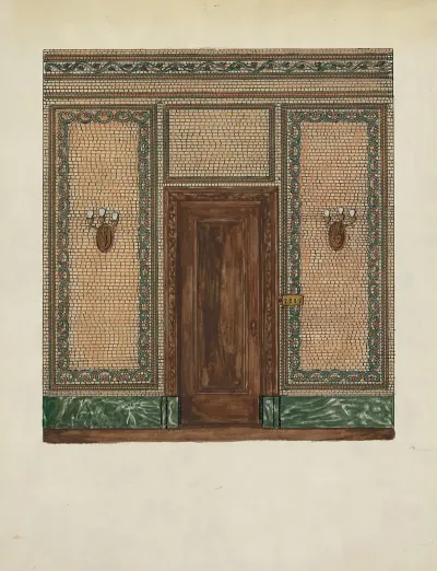 Marble Mosaic Wall
