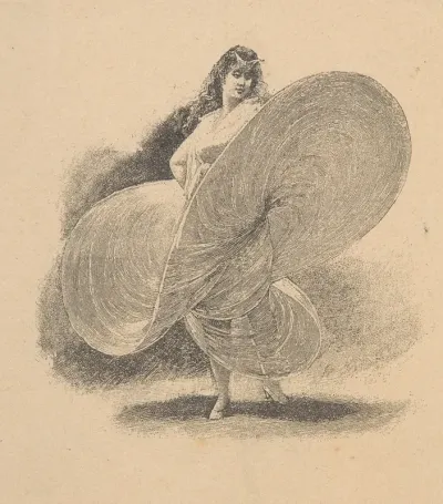 Marie Louise Fuller Known As Loie Fuller American Actress And Dancer 2