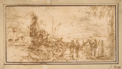 Marine Landscape With Figures