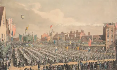 Market Place Wisbech Isle Of Ely Cambridgeshire June 28 1838