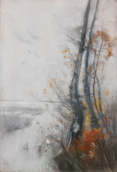 Markische Herbstlandschaft Wentorfgraben