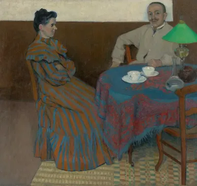 Married Couple At The Table