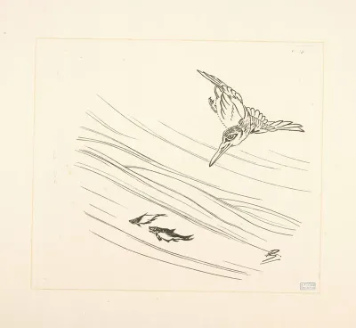 Martin Pecheur Deux Petits Poissons