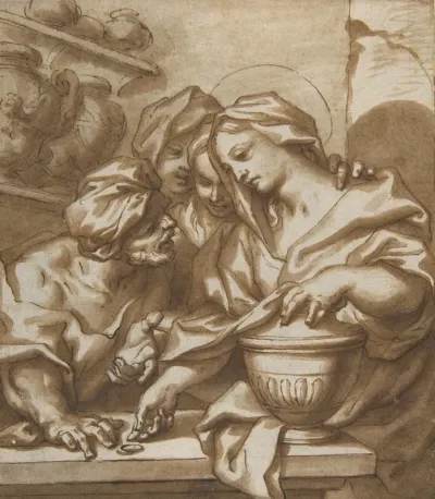 Mary Magdalen Buying Ointment